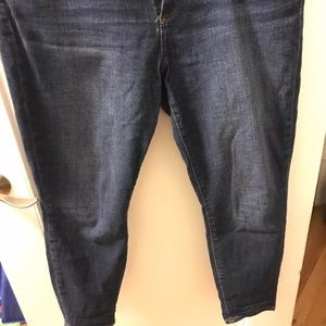 Gap True Skinny Slim Dark Jeans size 32R